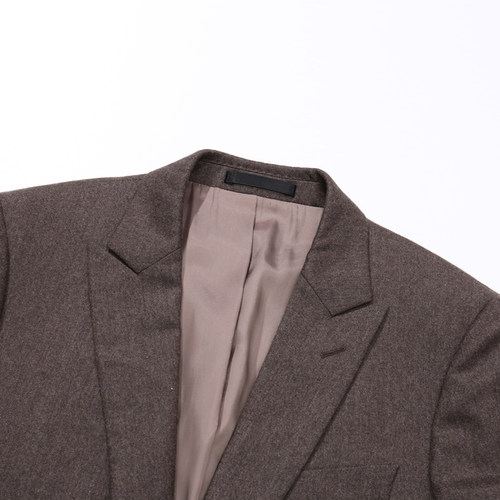 B1552鸟男式春秋西服 意大利绵羊毛一粒扣双开衩商务西装 223006 - 图0