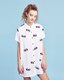 Cute special oaf cartoon style super cute white shirt