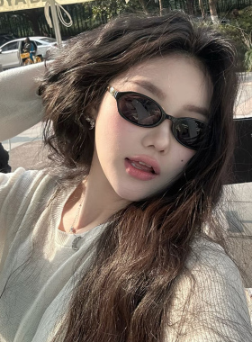 2025新款欧美复古窄框太阳镜
