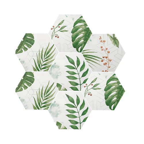 Нордическая кухонная настенная плитка ванная комната для ванной комнаты шестиугольная кирпичная балкона против стекла плитки шестиугольной плитки плитки