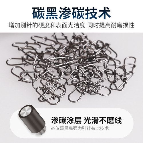 吉纽斯GENIUS路亚强力别针万向转环路亚双圈小配件防缠绕快速别针 - 图2