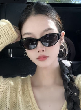 2026新款复古猫眼墨镜女款高级感方圆脸显瘦偏光太阳眼镜防紫外线