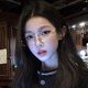 No-makeup gold wire rimless glasses for myopic women can be equipped with high-end rimless pure lust anti-blue light silver frames