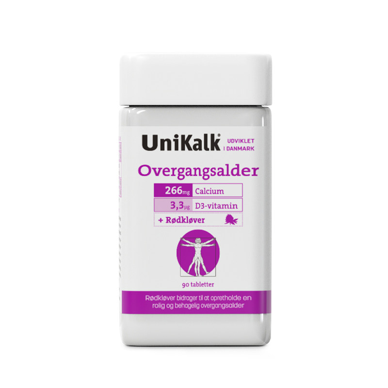 丹麦unikalk更年期女性成年钙片 unikalk海外钙