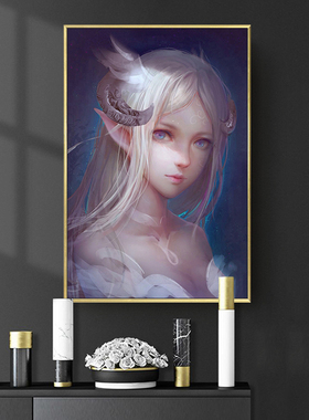 品都唯美小仙女卧室墙壁背景diy