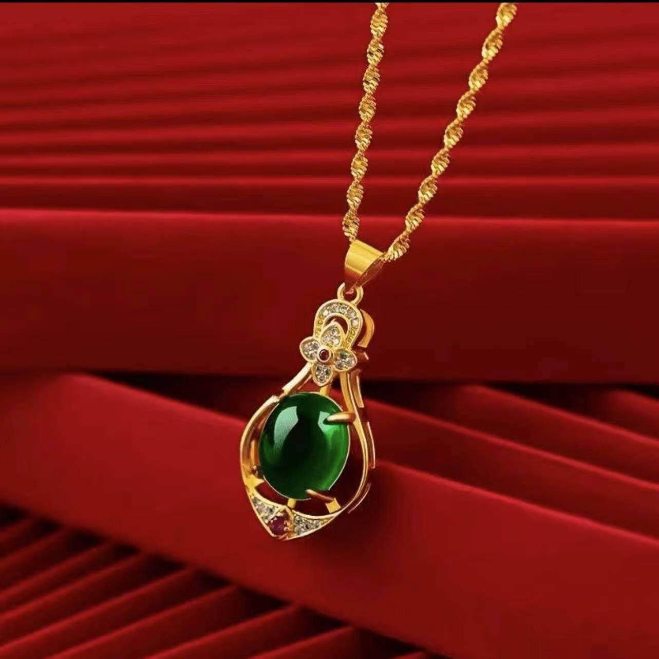 【短视频福利】合金项链轻奢小众四叶草项链吊坠女锁骨链百搭,淘宝优惠券,粉丝福利购,淘宝优惠卷