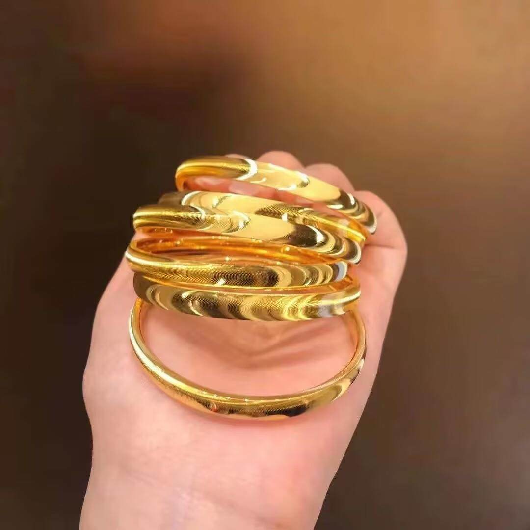 铜合金手镯新款猫眼手镯爆闪实心镯子小众设计,淘宝优惠券,粉丝福利购,淘宝优惠卷