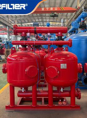 浅层砂过滤器 80m³/h  市政自来水厂原水除浊 出水浊度≤10NTU