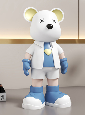 网红暴力熊客厅玄关桌面小摆件