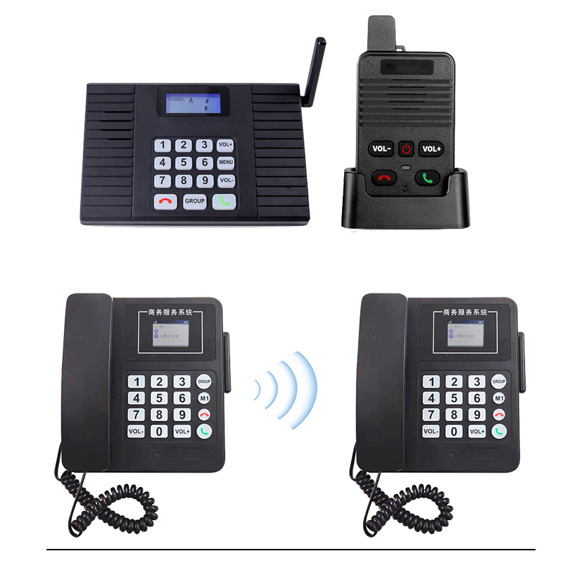 不限距离办公室无线呼叫器双工双向对讲商务老板秘书酒店茶楼对讲内部电话0资费远距离全国实时互通商务呼叫 - 图3