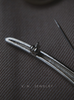 胸针vnjewelry极简设计镀白金
