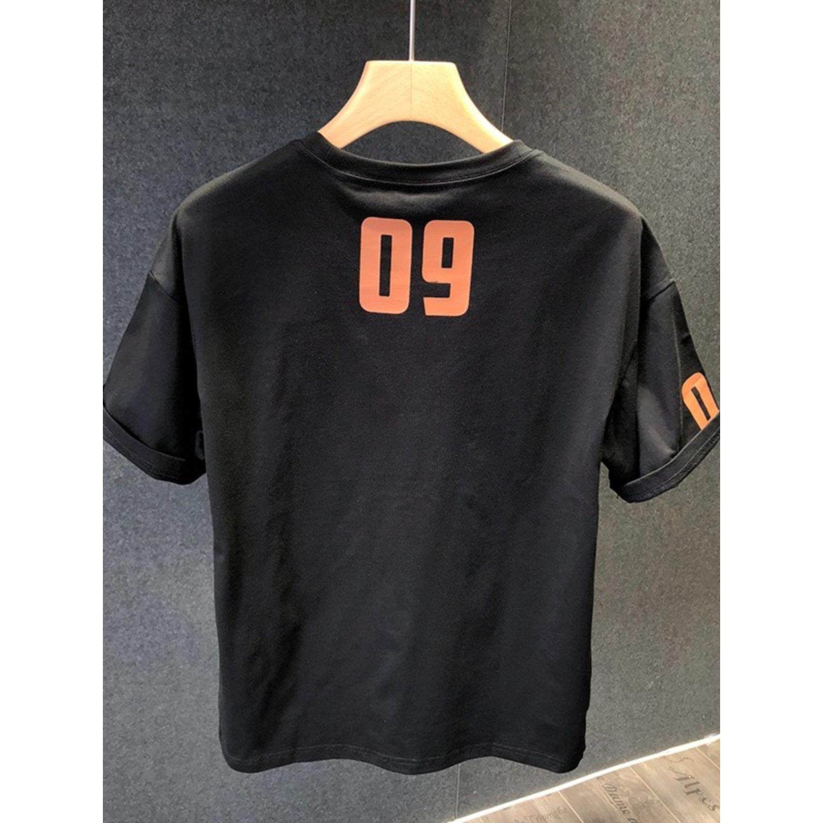 家日报~重音和质感的版本是巨大的~印花短袖男士夏季休闲圆领t恤,淘宝优惠券,粉丝福利购,淘宝优惠卷