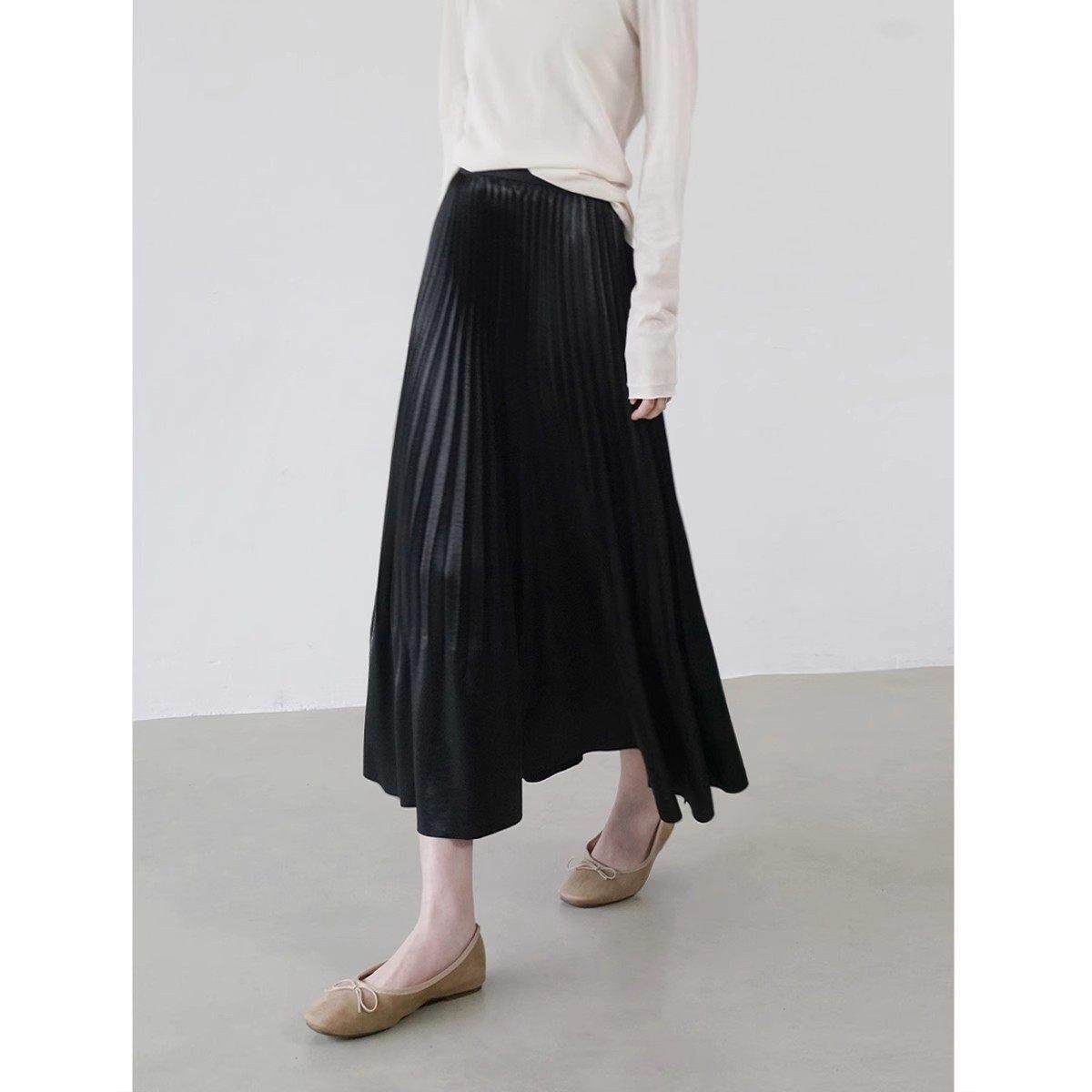 法国Rixo Rane尽显美感?法式高腰鱼尾百褶高级感珠光a字半身裙女,淘宝优惠券,粉丝福利购,淘宝优惠卷