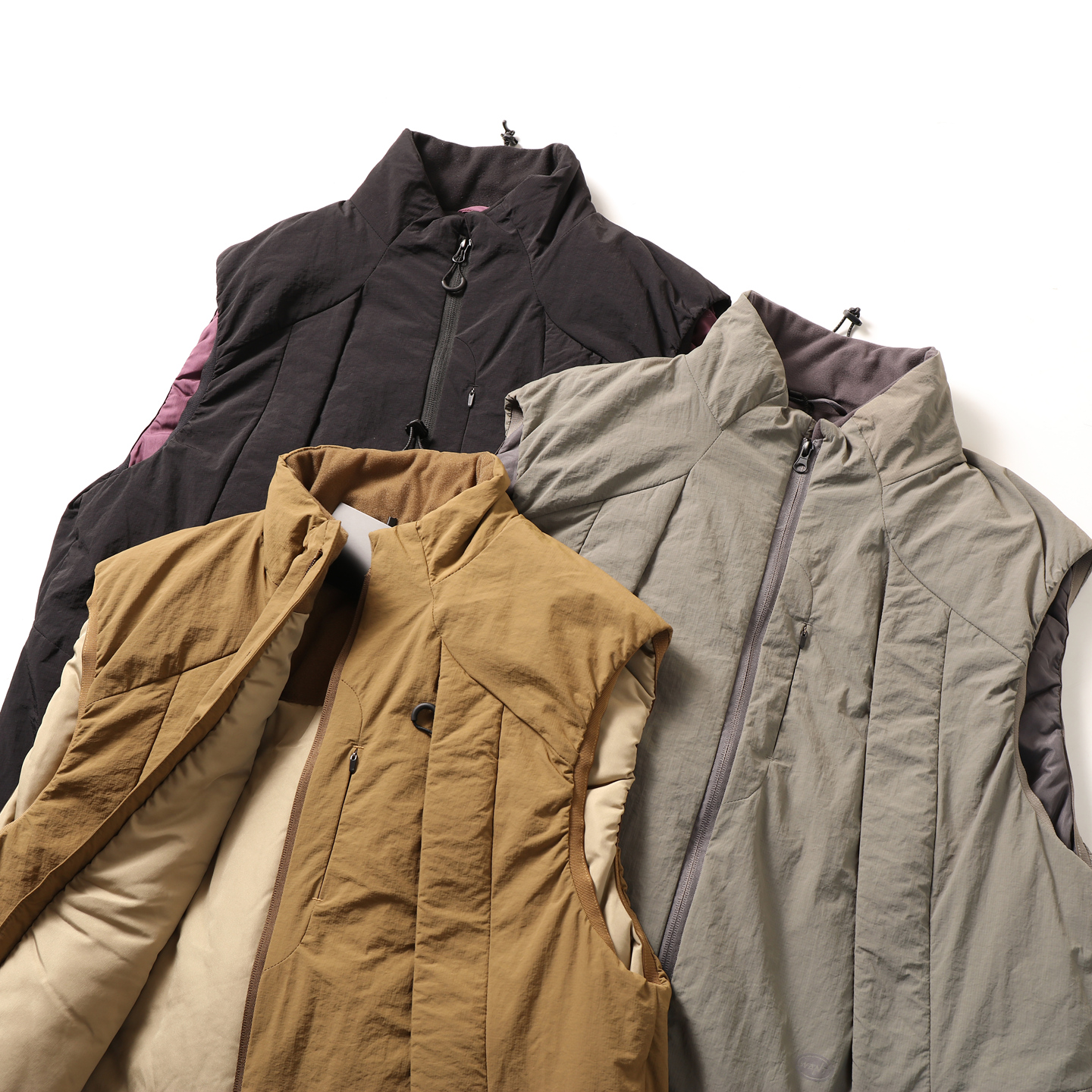 户外机能防泼水加厚工装多口袋立领保暖马甲秋冬棉马甲立领坎肩 - 图2