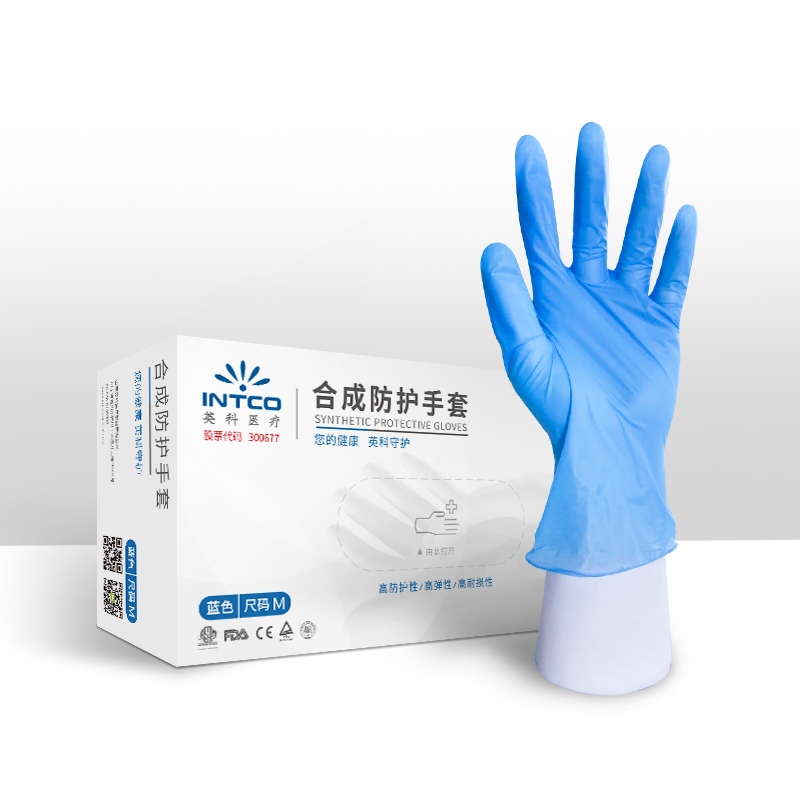 英科一次性pvc INTCO英科医疗防护手套