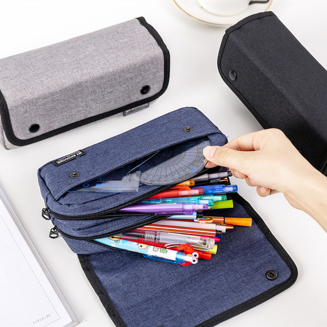 Multi Fold Large Capacity Stationery Pencil Case 