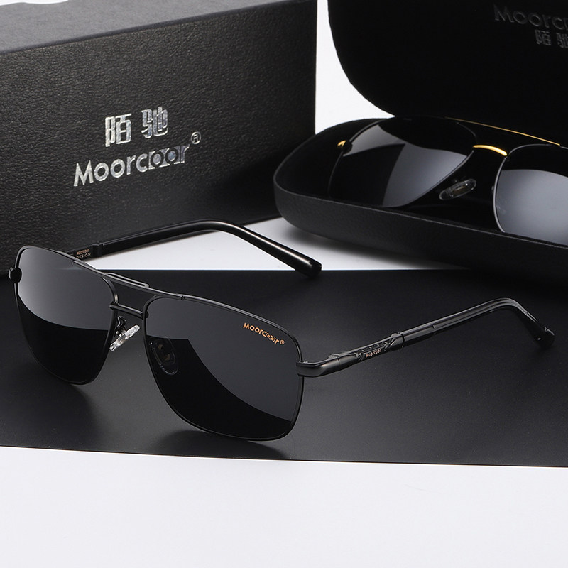 钢化玻璃男潮司机男士方形驾驶镜 陌驰太阳眼镜