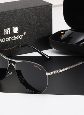 玻璃太阳镜男士偏光墨镜开车眼镜