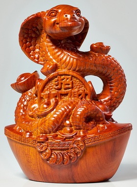 花梨木雕十二生肖摆件全套生肖狗鼠铜牛马虎兔龙鸡羊猴蛇猪工艺礼