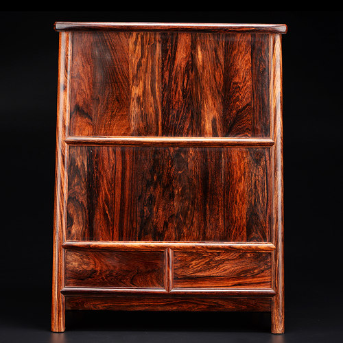 海南黄花梨圆角柜独板对门老油梨高油密榫卯结构降香黄檀明式家具 - 图2