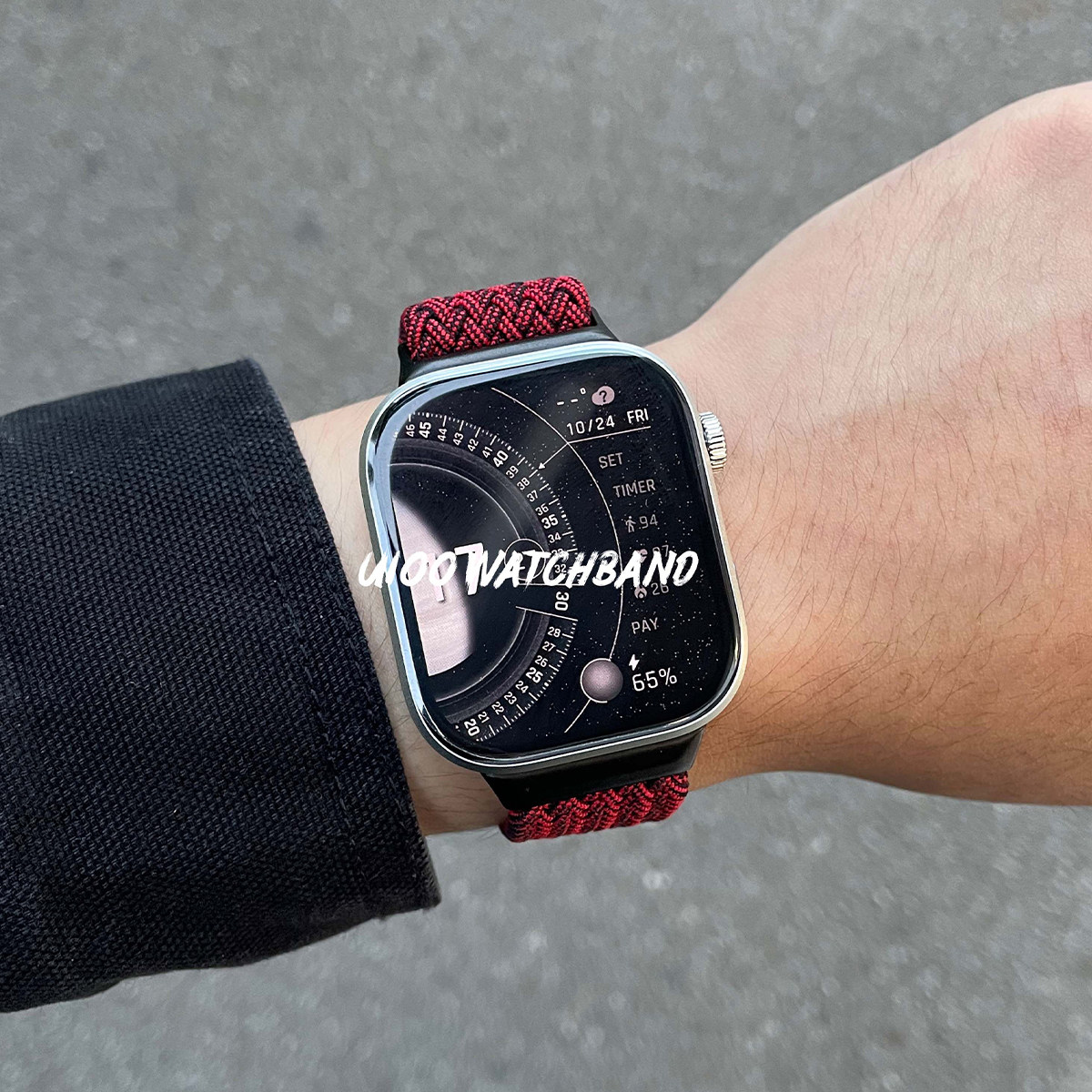 UIOO适用红米watch6/5/4手表带回环磁吸编织小米手环9pro表带时尚,淘宝优惠券,粉丝福利购,淘宝优惠卷