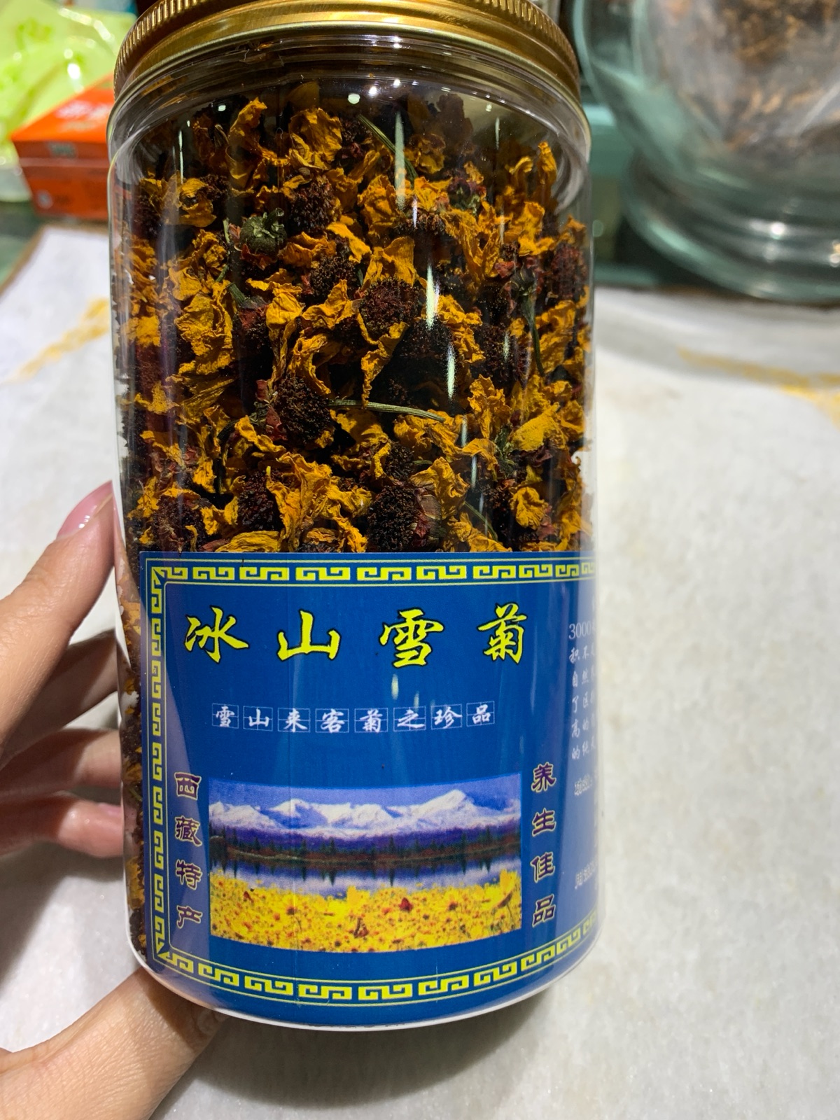 西藏冰山雪菊4800米海拔拒绝假货西藏拉萨直邮66克 - 图1