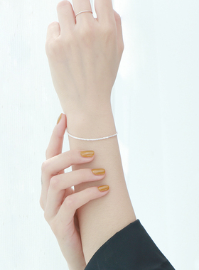 小果子日韩风纯银学生手链