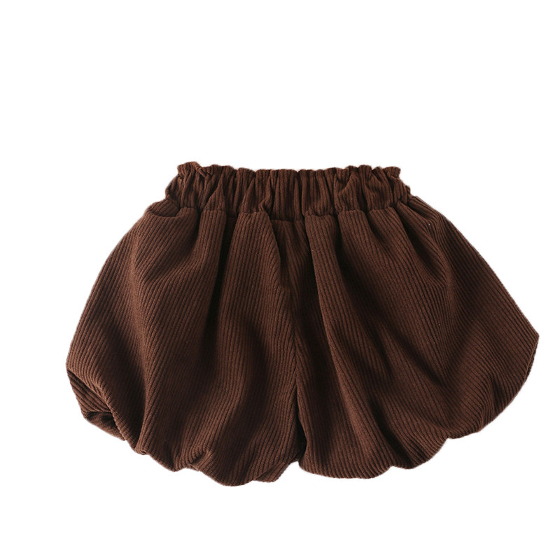 女童花苞短裤秋冬新款洋气外穿灯笼裤休闲裤子儿童宝宝灯芯绒裙裤,淘宝优惠券,粉丝福利购,淘宝优惠卷