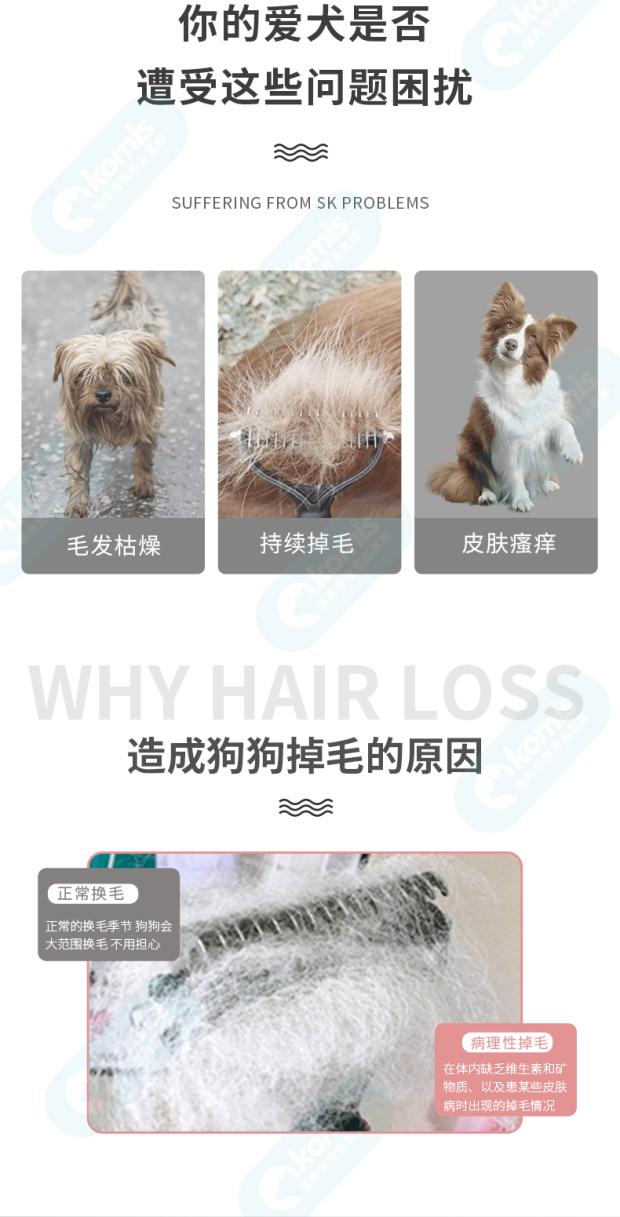 瑞典宠物药房成年幼犬狗狗牛血红蛋白粉美毛增肌补钙营养狗挑食