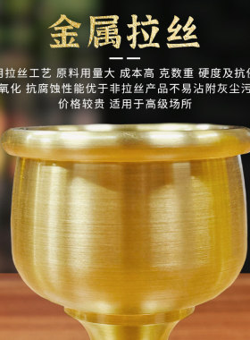 纯铜酒杯供佛水杯关公贡