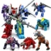 Biến hình đồ chơi King Kong 4 Fit Shura King Dinosaur Robot Model Boy Child Toy Đội cứu hộ đầy sao - Gundam / Mech Model / Robot / Transformers