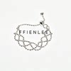 S925 silver ring, diamond weaving shadow, Italian engraved bead chain pull-out ring, niche design, can be stacked
