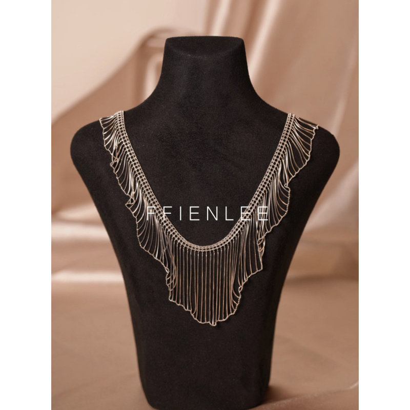 链子925银 塞纳河之梦 轻奢小众夸张毛衣链女款气质个性项链,淘宝优惠券,粉丝福利购,淘宝优惠卷