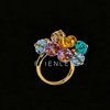 925 silver ring neon dream light luxury small numerous pamine ring temperament versatile ring