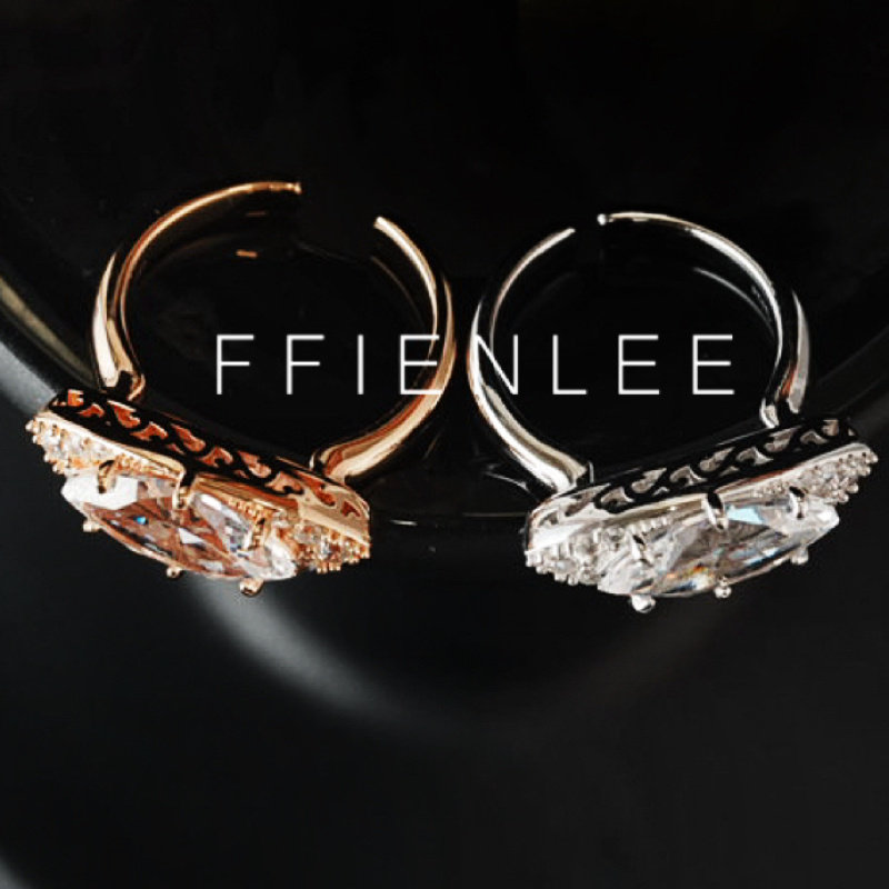 925银戒指  静默眼眸 轻奢闪亮活口戒女款气质百搭戒指,淘宝优惠券,粉丝福利购,淘宝优惠卷