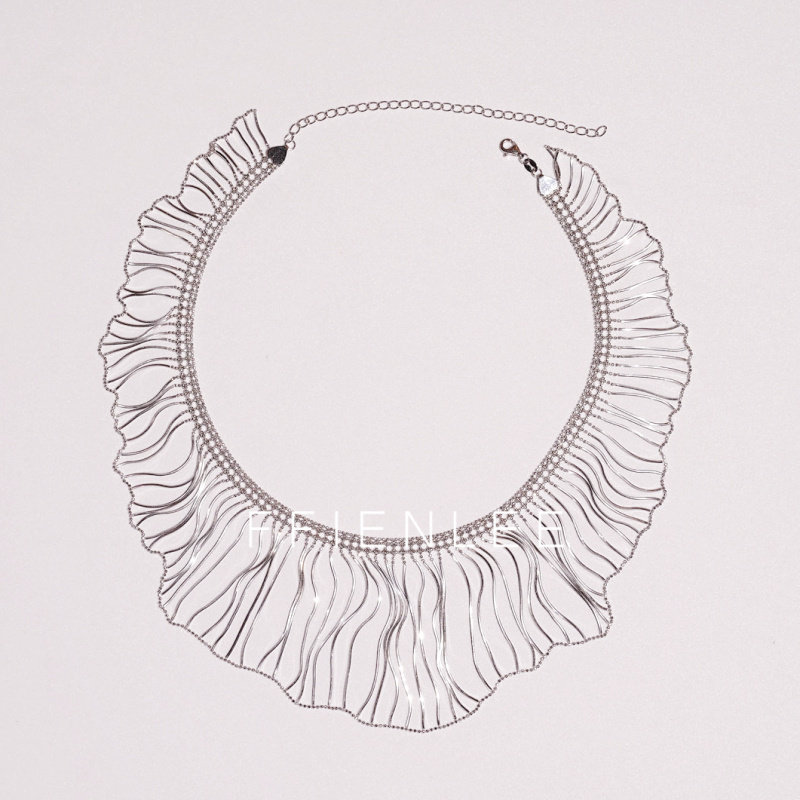 链子925银 塞纳河之梦 轻奢小众夸张毛衣链女款气质个性项链,淘宝优惠券,粉丝福利购,淘宝优惠卷