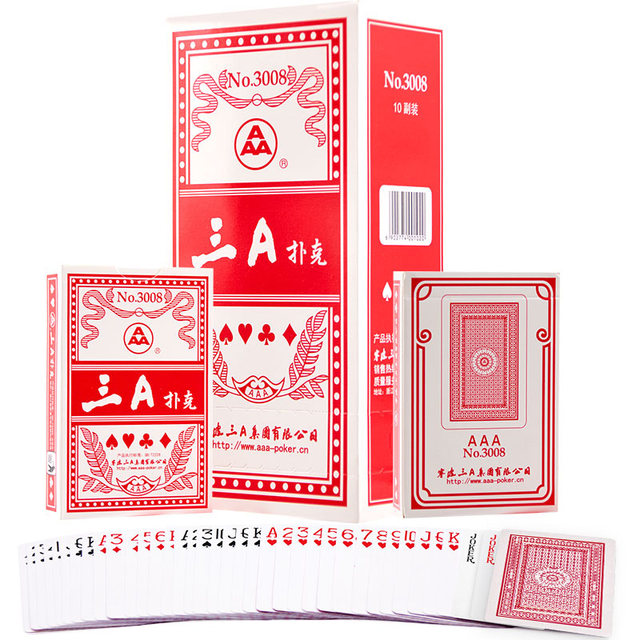Triple A playing cards cheap full box 100 pairs wholesale genuine clearance adult Landlord thickened Buke brand 3a playing cards