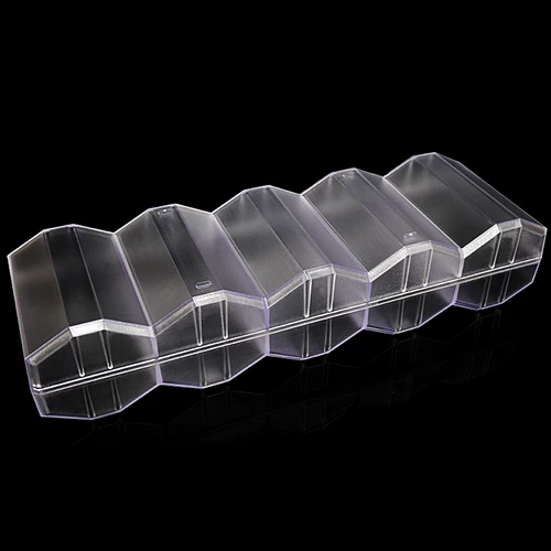 Texas Hold'em Mahjong Token Tokens Transparent Acryl Lid, Chip, шестиугольная коробка для чипа может быть установлена ​​на сотню