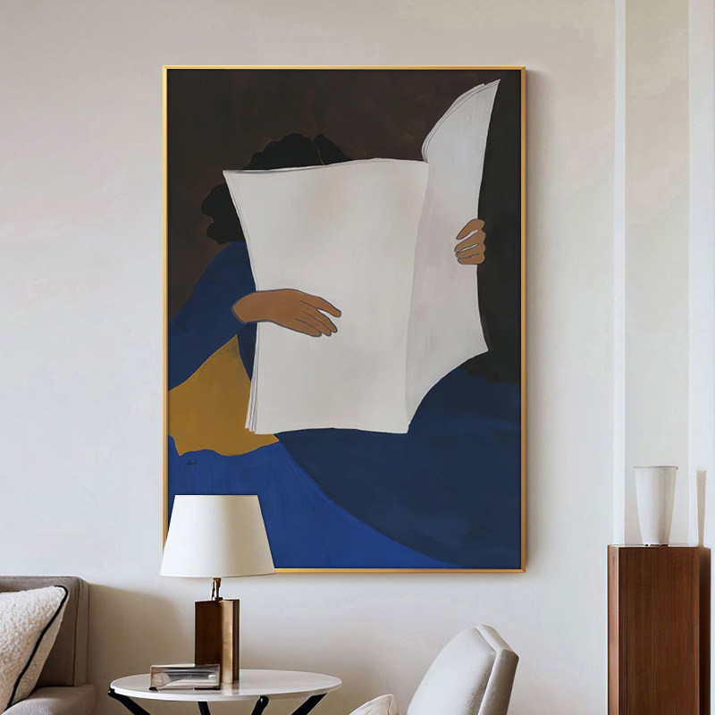 抽象人物客厅沙发装饰画竖版餐厅画小众艺术卧室床头背景墙壁挂画,淘宝优惠券,粉丝福利购,淘宝优惠卷
