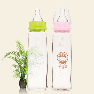 艾瑞佳芯贝方形玻璃奶瓶