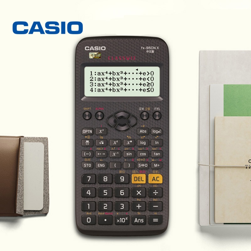Casio Fx 95cn X学生计算器计算机 中文菜单中文显示六行显示 帝易占数码专营店 淘优券