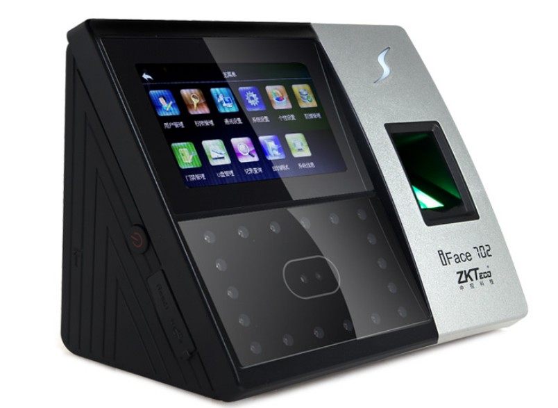 中控智慧iface702人脸识别考勤门禁 帝易占数码考勤门禁