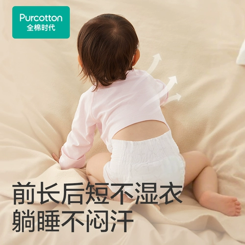 Хлопковый детский комбинезон, демисезонный лонгслив для новорожденных