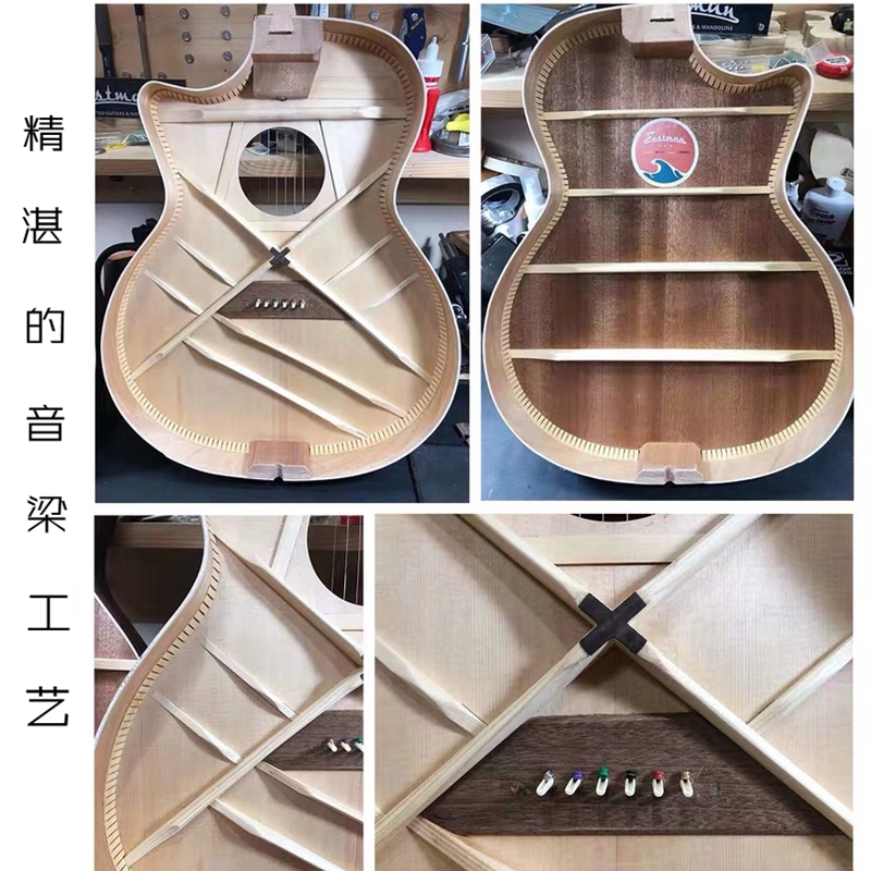 飞琴行 Eastman 伊斯特曼 PCH1 PCH2 PCH3 初学面单民谣木吉他 - 图2