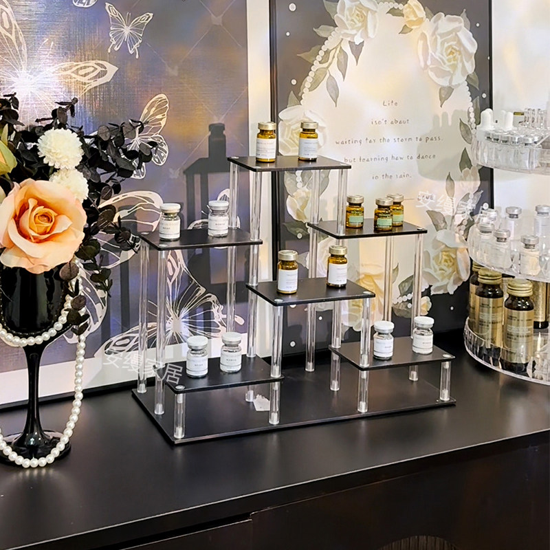 美容院皮肤管理安瓶水光针展示架冻干粉精华香薰展台直播间陈列架,淘宝优惠券,粉丝福利购,淘宝优惠卷