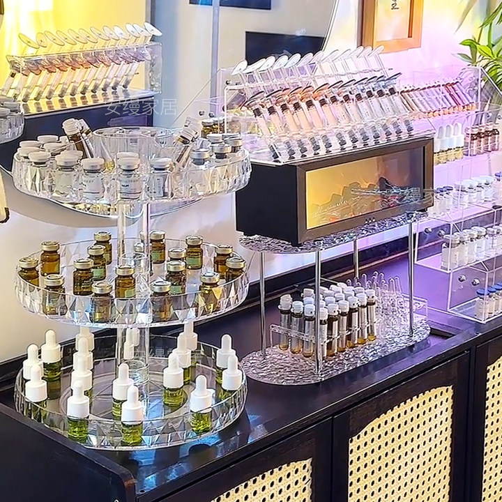 现货安瓶精华寡肽陈列架水光针展示台冻干粉收纳架直播间桌面展架,淘宝优惠券,粉丝福利购,淘宝优惠卷