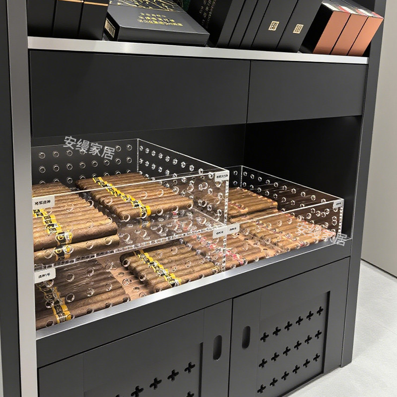 定制亚克力雪茄收纳陈列盒高透明展示盒桌面零食整理盒配件杂物盒,淘宝优惠券,粉丝福利购,淘宝优惠卷