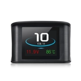 CAR OBD Температура воды измеритель измеритель расход топлива скорость скорость скорость скорость транспортного средства HUD HEAD -OUP может очистить код неисправности