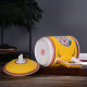 ຈອກຊາ Jingdezhen enamel ribbon lid ກະດູກຈີນຄົວເຮືອນ