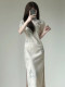 Wan Wan retro ancient Republic of the Republic of China Feng Suya Cheongsam 2024 New Young Girl Improved Dress